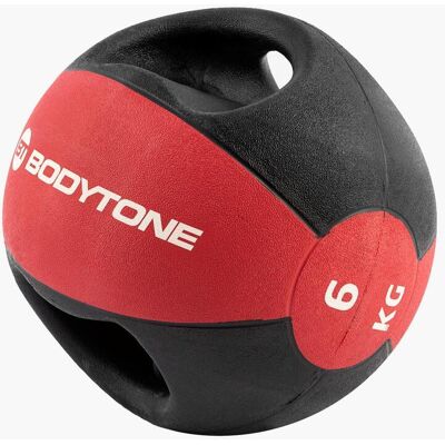 Bola Medicinal 6Kg Bodytone - Preto - Acessório de Treino MKP Bola Medicinal 6Kg Bodytone - Preto - Acessório de Treino MKP
