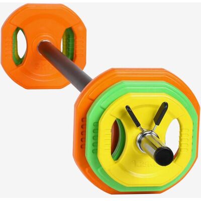 Fitness Tech Set Up - Multicor - Barra Musculação 20kg MKP Fitness Tech Set Up - Multicor - Barra Musculação 20kg MKP