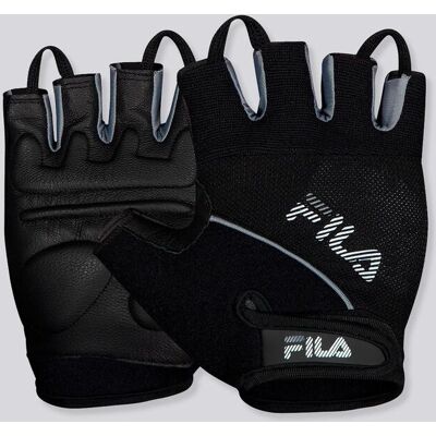 Fila Palabra - Preto - Luvas Curtas Ginásio tamanho S Fila Palabra - Preto - Luvas Curtas Ginásio tamanho S
