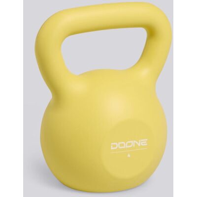 Ketlebell Doone - Amarelo - Kettlebell 4 Kg tamanho T.U. Ketlebell Doone - Amarelo - Kettlebell 4 Kg tamanho T.U.