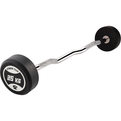 Barra Montada Curva 25 Kg Fitness Tech MKP Barra Montada Curva 25 Kg Fitness Tech MKP