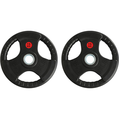 Conjunto De 2 Discos 3 Alças 50 MM Fitness Tech 15 Kg - Conjunto de 2 discos 3 Alças 50 mm Fitness Tech 15 kg MKP Conjunto De 2 Discos 3 Alças 50 MM Fitness Tech 15 Kg - Conjunto de 2 discos 3 Alças 50 mm Fitness Tech 15 kg MKP