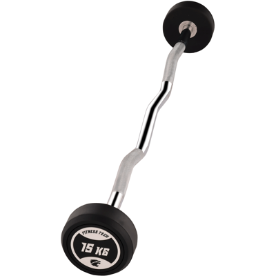 Barra Curvada Montada Fitness Tech - 15kg Equipamento Compacto Barra Curvada Montada Fitness Tech - 15kg Equipamento Compacto