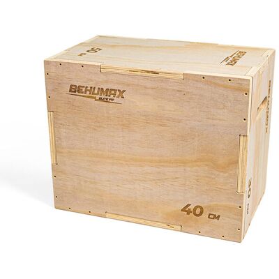 Caixa Pliométrica Madeira Behumax Jump Box MKP Caixa Pliométrica Madeira Behumax Jump Box MKP
