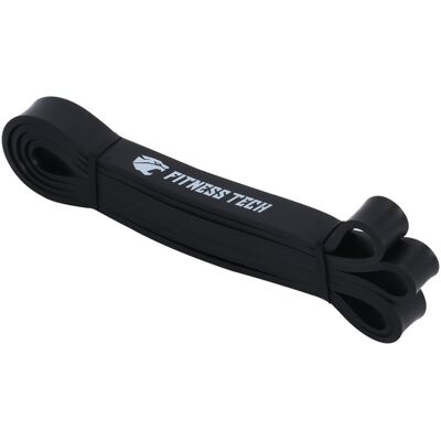 Faixa Elástica De Resistência Látex Fitness Tech - Training Band Preto MKP Faixa Elástica De Resistência Látex Fitness Tech - Training Band Preto MKP