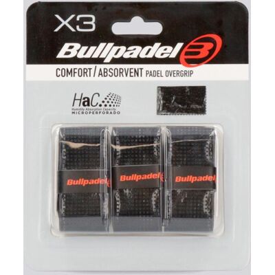 Bullpadel Pk3 - Preto - Overgrip Padel tamanho T.U. Bullpadel Pk3 - Preto - Overgrip Padel tamanho T.U.