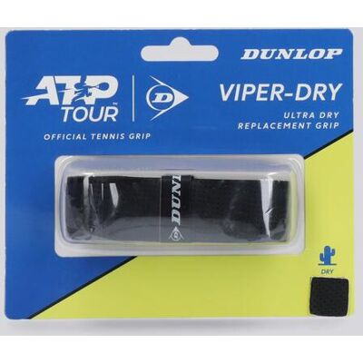 Dunlop Viper-dry - Preto - Grip Ténis tamanho T.U. Dunlop Viper-dry - Preto - Grip Ténis tamanho T.U.