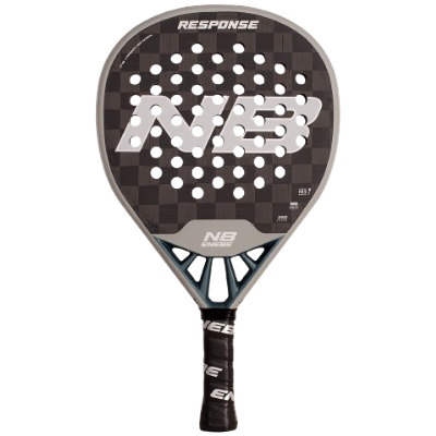Raquete Padel Enebe Response 24k - The RESPONSE 24K SILVER elevates the Response range to a new level with a sleek and sophisticated design, combined with the latest in high-performance materials. Its 24K Spread Tow carbon construction MKP Raquete Padel Enebe Response 24k - The RESPONSE 24K SILVER elevates the Response range to a new level with a sleek and sophisticated design, combined with the latest in high-performance materials. Its 24K Spread Tow carbon construction MKP
