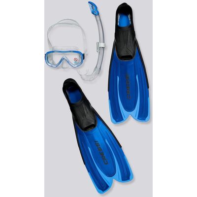 Set Cressi - Máscara + Tubo Snorkel + Barbatanas tamanho 40 Set Cressi - Máscara + Tubo Snorkel + Barbatanas tamanho 40