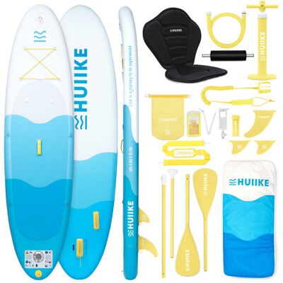 Prancha De Stand Up Paddle Insuflável Huiike - Convertível Em Caiaque MKP Prancha De Stand Up Paddle Insuflável Huiike - Convertível Em Caiaque MKP