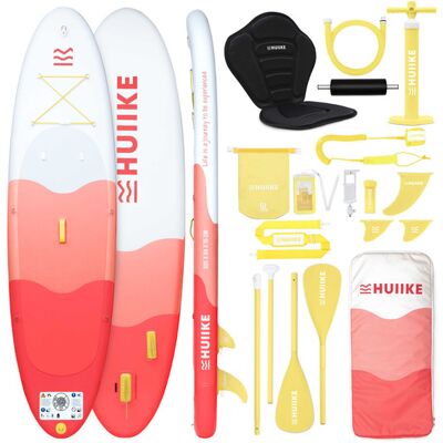 Prancha De Stand Up Paddle Insuflável Huiike - Convertível Em Caiaque MKP Prancha De Stand Up Paddle Insuflável Huiike - Convertível Em Caiaque MKP