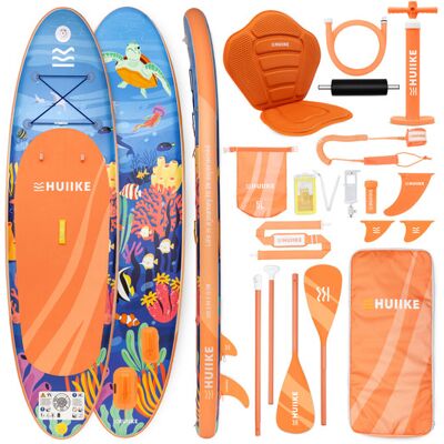 Prancha De Stand Up Paddle Insuflável Huiike - Acessórios premium incluídos MKP Prancha De Stand Up Paddle Insuflável Huiike - Acessórios premium incluídos MKP