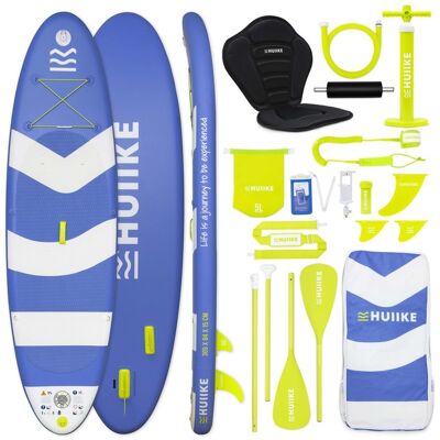 Prancha De Stand Up Paddle Insuflável Huiike - Convertível Em Caiaque MKP Prancha De Stand Up Paddle Insuflável Huiike - Convertível Em Caiaque MKP