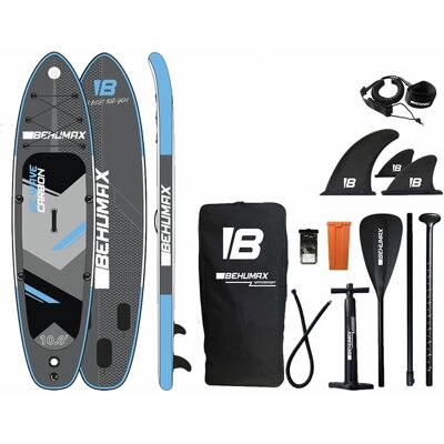 behumax Prancha Paddle Surf Be Wave Carbon 10,6' - Com as pranchas de paddle Be Wave Carbon, você pode desfrutar de desempenho, resistência, manobrabilidade, design ergonômico, versatilidade e portabilidade excepcionais MKP behumax Prancha Paddle Surf Be Wave Carbon 10,6' - Com as pranchas de paddle Be Wave Carbon, você pode desfrutar de desempenho, resistência, manobrabilidade, design ergonômico, versatilidade e portabilidade excepcionais MKP