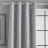 Feira dos Tapetes IVA3 - [Cortinado - Pérola/Cinza] -, 2 cortinas (2,00*2,60 metros) com argolas