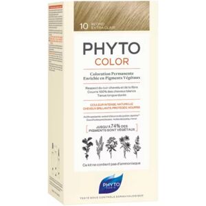 Phyto Phytocolor Coloração Permanente sem Amoníaco Tom 10 Louro Natural