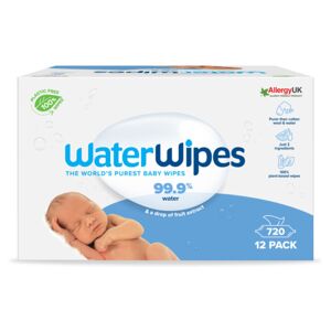 WaterWipes Toalhitas Biodegradáveis Bebé 12x60unidades