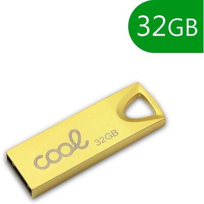 Pen Drive USB x32 GB 2,0 COOL Metal Chave Ouro Pen Drive USB x32 GB 2,0 COOL Metal Chave Ouro
