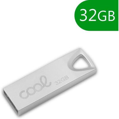 Pen Drive USB x32 GB 2,0 COOL Metal Chave Prata Pen Drive USB x32 GB 2,0 COOL Metal Chave Prata