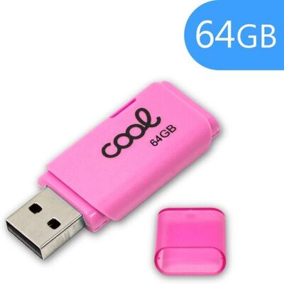 Pen Drive USB x64 GB 2.0 COOL Cover Rosa Pen Drive USB x64 GB 2.0 COOL Cover Rosa