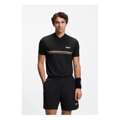 BOSS para homem. 50554545 Polo Toc preto (L), Esportivo, Multisport, Poliéster, Manga curta BOSS para homem. 50554545 Polo Toc preto (L), Esportivo, Multisport, Poliéster, Manga curta