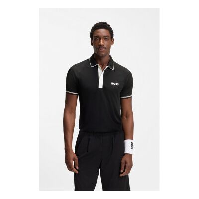 BOSS para homem. 50559214 Polo Toc preto (S), Casual, Esportivo, Tênis / Paddle tennis, Poliéster, Manga curta BOSS para homem. 50559214 Polo Toc preto (S), Casual, Esportivo, Tênis / Paddle tennis, Poliéster, Manga curta