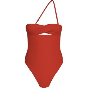 Calvin Klein para mulher. KW0KW02582 Fato de banho Structured Twist vermelho (XS), Beachwear, Náilon Calvin Klein para mulher. KW0KW02582 Fato de banho Structured Twist vermelho (XS), Beachwear, Náilon