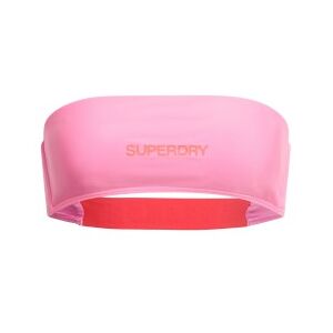Superdry para mulher. W3010388A Parte superior do biquíni em forma de bandeau com logótipo rosa (M), Beachwear, Polister Reciclado, Sustentá Superdry para mulher. W3010388A Parte superior do biquíni em forma de bandeau com logótipo rosa (M), Beachwear, Polister Reciclado, Sustentá
