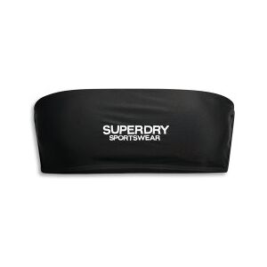 Superdry para mulher. W3010388A Top de biquíni Bandeau com logótipo preto (M), Beachwear, Polister Reciclado, Sustentável Superdry para mulher. W3010388A Top de biquíni Bandeau com logótipo preto (M), Beachwear, Polister Reciclado, Sustentável
