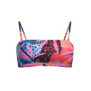 Superdry para mulher. W3010398A Top de biquíni bandeau tropical multicolorido (L), Beachwear, Polister Reciclado, Sustentável Superdry para mulher. W3010398A Top de biquíni bandeau tropical multicolorido (L), Beachwear, Polister Reciclado, Sustentável