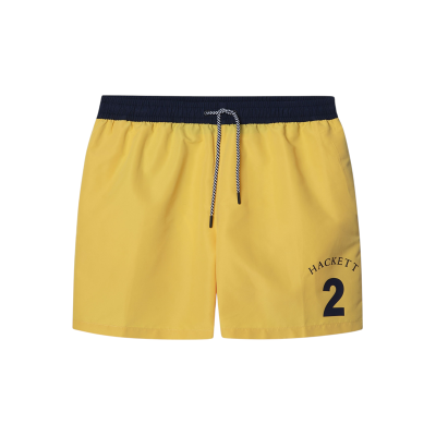 Hackett London para homem. HMB10104 Maiô Htg Number amarelo (XXL), Beachwear, Poliéster Hackett London para homem. HMB10104 Maiô Htg Number amarelo (XXL), Beachwear, Poliéster