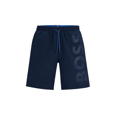 BOSS para homem. 50509127 Fato de banho Orca azul-marinho (L), Beachwear, Polister Reciclado, Sustentável BOSS para homem. 50509127 Fato de banho Orca azul-marinho (L), Beachwear, Polister Reciclado, Sustentável
