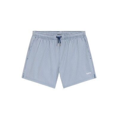 BOSS para homem. 50540042 Calção de banho Sirsaka tecido bordado com logótipo azul (L), Beachwear, Poliéster BOSS para homem. 50540042 Calção de banho Sirsaka tecido bordado com logótipo azul (L), Beachwear, Poliéster