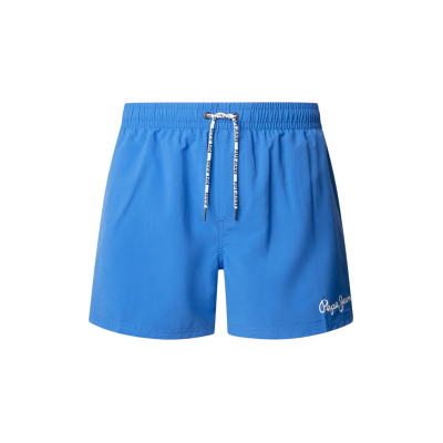 Pepe Jeans para homem. PMB100004 PJ Fato de banho azul sólido (XL), Beachwear, Clássico, Poliéster Pepe Jeans para homem. PMB100004 PJ Fato de banho azul sólido (XL), Beachwear, Clássico, Poliéster