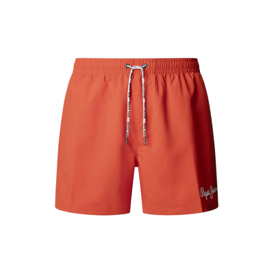 Pepe Jeans para homem. PMB100004 Fato de banho PJ Solid vermelho (XL), Beachwear, Poliéster Pepe Jeans para homem. PMB100004 Fato de banho PJ Solid vermelho (XL), Beachwear, Poliéster