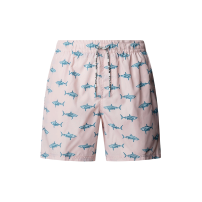 Pepe Jeans para homem. PMB100031 Fato de banho tubarão cor-de-rosa (L), Beachwear, Poliéster Pepe Jeans para homem. PMB100031 Fato de banho tubarão cor-de-rosa (L), Beachwear, Poliéster
