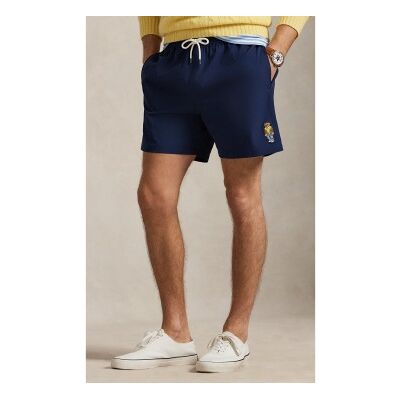 Polo Ralph Lauren para homem. 710P03218001 Bermudas com camisola pólo Urso azul-marinho (S), Beachwear, Polister Reciclado Polo Ralph Lauren para homem. 710P03218001 Bermudas com camisola pólo Urso azul-marinho (S), Beachwear, Polister Reciclado