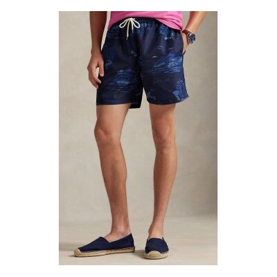 Polo Ralph Lauren para homem. 710P04438001 Bermudas com pólo Bear azul-marinho (S), Beachwear, Polister Reciclado Polo Ralph Lauren para homem. 710P04438001 Bermudas com pólo Bear azul-marinho (S), Beachwear, Polister Reciclado