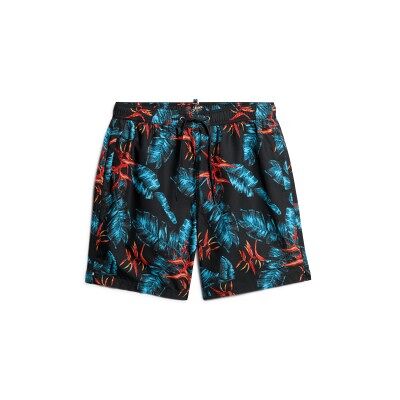 Superdry para homem. M3010232A Fato de banho com estampado havaiano (M), Beachwear, Polister Reciclado, Sustentável, Marinho Superdry para homem. M3010232A Fato de banho com estampado havaiano (M), Beachwear, Polister Reciclado, Sustentável, Marinho