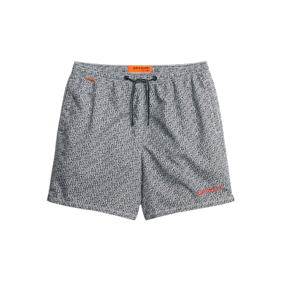 Superdry para homem. M3010241A Fato de banho preto com estampado (S), Beachwear, Polister Reciclado, Sustentável Superdry para homem. M3010241A Fato de banho preto com estampado (S), Beachwear, Polister Reciclado, Sustentável