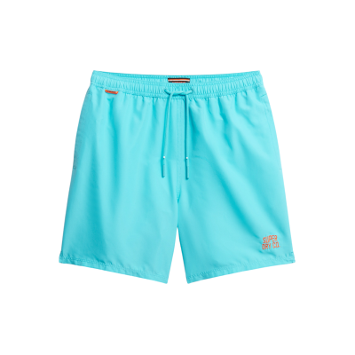 Superdry para homem. M3010256A Fato de banho Essential turquesa (S), Beachwear, Polister Reciclado, Sustentável Superdry para homem. M3010256A Fato de banho Essential turquesa (S), Beachwear, Polister Reciclado, Sustentável