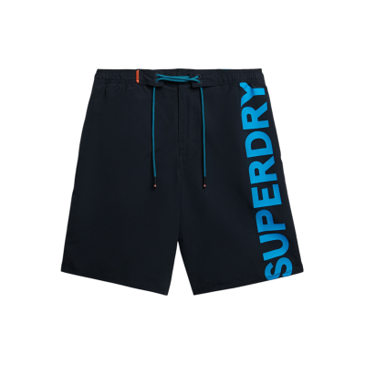 Superdry para homem. M3010238A Fato de banho clássico azul-marinho (S), Beachwear, Polister Reciclado, Sustentável Superdry para homem. M3010238A Fato de banho clássico azul-marinho (S), Beachwear, Polister Reciclado, Sustentável