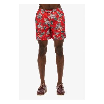Superdry para homem. M3010242A Fato de banho havaiano vermelho (XXL), Beachwear, Polister Reciclado, Sustentável Superdry para homem. M3010242A Fato de banho havaiano vermelho (XXL), Beachwear, Polister Reciclado, Sustentável
