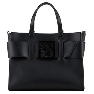 A X Armani Exchange para mulher. 9426890A87400020 Saco de compras preto (OSFA), Casual A X Armani Exchange para mulher. 9426890A87400020 Saco de compras preto (OSFA), Casual