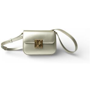 A X Armani Exchange para mulher. XW002170AF21362U1046 Mini mala a tiracolo dourada (OSFA), Ouro, Casual, Poliuretano A X Armani Exchange para mulher. XW002170AF21362U1046 Mini mala a tiracolo dourada (OSFA), Ouro, Casual, Poliuretano