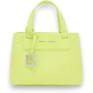 A X Armani Exchange para mulher. XW001576AF17290U2194 Saco de compras semi amarelo (OSFA), Casual, Poliéster A X Armani Exchange para mulher. XW001576AF17290U2194 Saco de compras semi amarelo (OSFA), Casual, Poliéster
