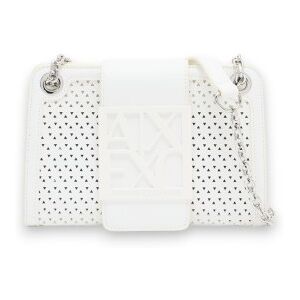 A X Armani Exchange para mulher. XW000281AF22626U0011 Mini mala de mão em branco (OSFA), Casual, Poliuretano A X Armani Exchange para mulher. XW000281AF22626U0011 Mini mala de mão em branco (OSFA), Casual, Poliuretano
