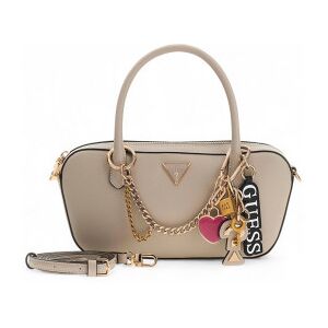 Guess para mulher. HWBG9899050 Bolsa de mão bege Davina Charms (OSFA), Casual, Poliuretano Guess para mulher. HWBG9899050 Bolsa de mão bege Davina Charms (OSFA), Casual, Poliuretano