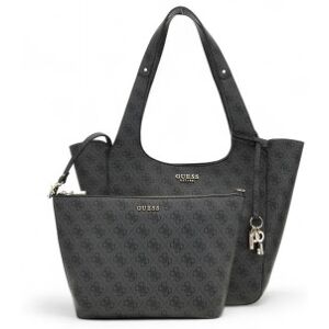 Guess para mulher. HWSG7334220 Saco Calista 2 em 1 preto (OSFA), Casual, Poliuretano Guess para mulher. HWSG7334220 Saco Calista 2 em 1 preto (OSFA), Casual, Poliuretano