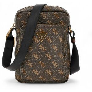 Guess para homem. HMEVZLP3163 Mini-saco mensageiro castanho Vezzola Smart logo 4G (OSFA), Marrom, Casual, Poliuretano Guess para homem. HMEVZLP3163 Mini-saco mensageiro castanho Vezzola Smart logo 4G (OSFA), Marrom, Casual, Poliuretano